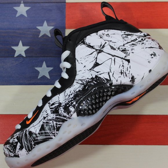 Nike Air Foamposite One USA White BlueRed ...Euro Petrol